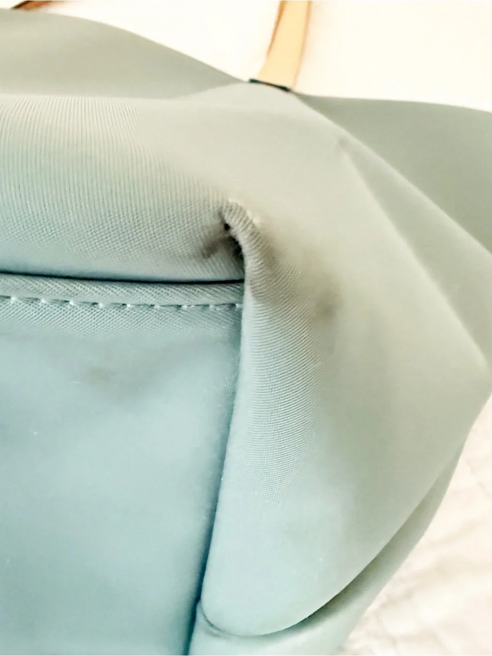 Radley London Teal Green Tote Tan Handles